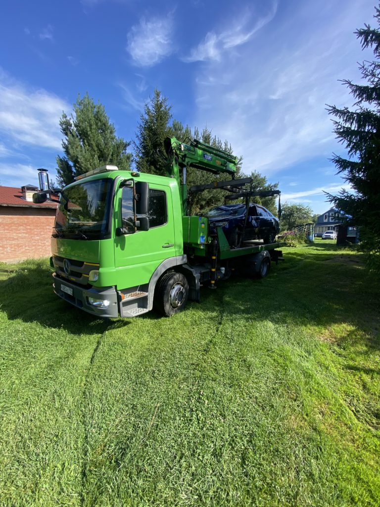 Эвакуация  автомобиля Тайота.
